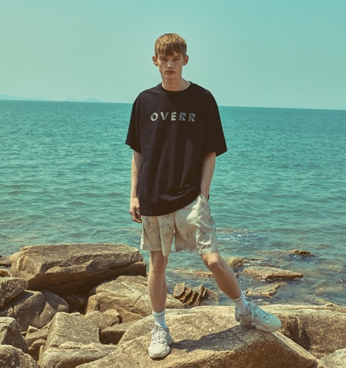 オベルー(OVERR) 18SU SOLID OVERR BLACK TEE