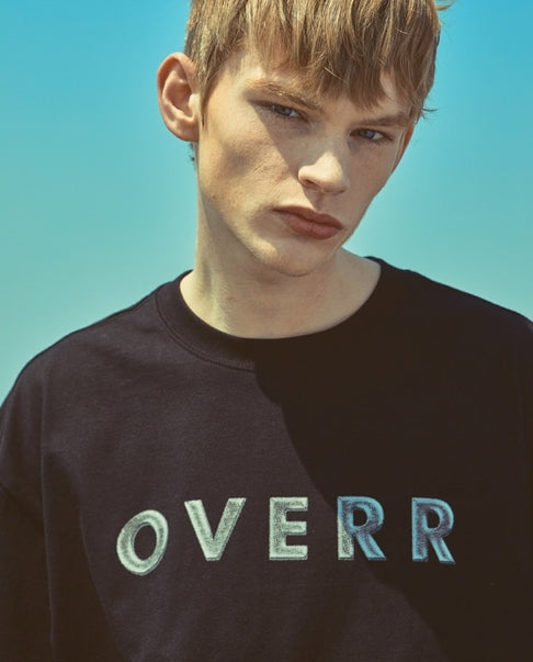オベルー(OVERR) 18SU SOLID OVERR BLACK TEE