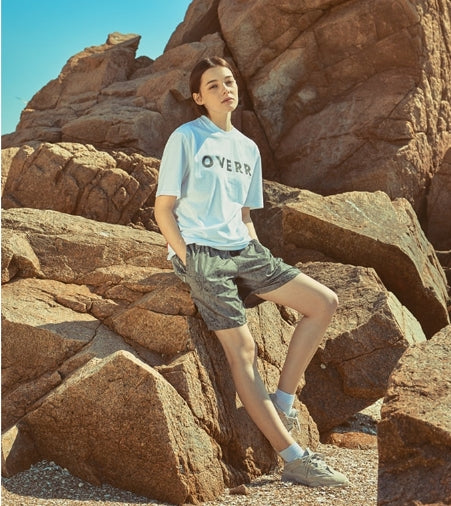 オベルー(OVERR) 18SU SOLID OVERR WHITE TEE