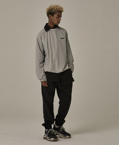 オベルー(OVERR) 18FW RUSTLING GRAY WINDCHEATER