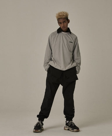 オベルー(OVERR) 18FW RUSTLING GRAY WINDCHEATER