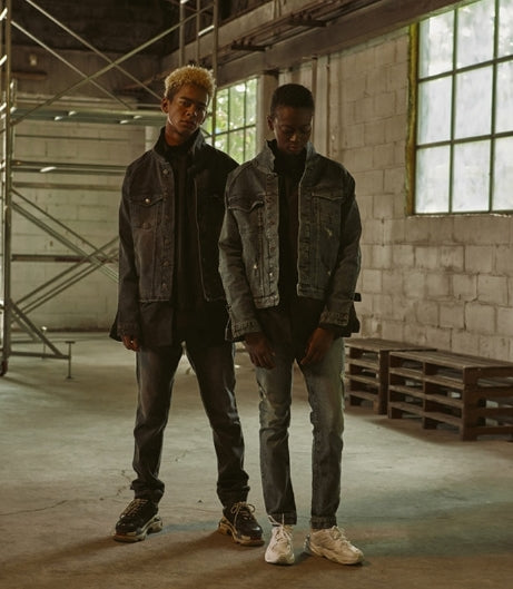 オベルー(OVERR) 18FW BLACK WASHING DENIM PANTS