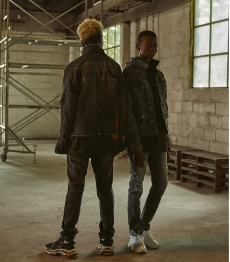 オベルー(OVERR) 18FW BLACK WASHING DENIM PANTS