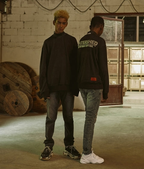 オベルー(OVERR) 18FW GRAY WASHING DENIM PANTS