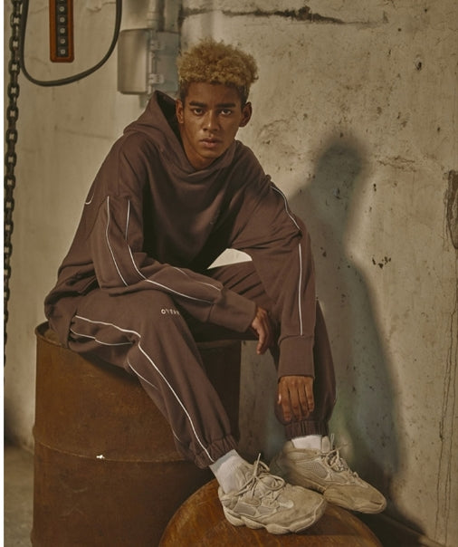 オベルー(OVERR) 18FW KHAKI SCOTCH PIPING PANTS