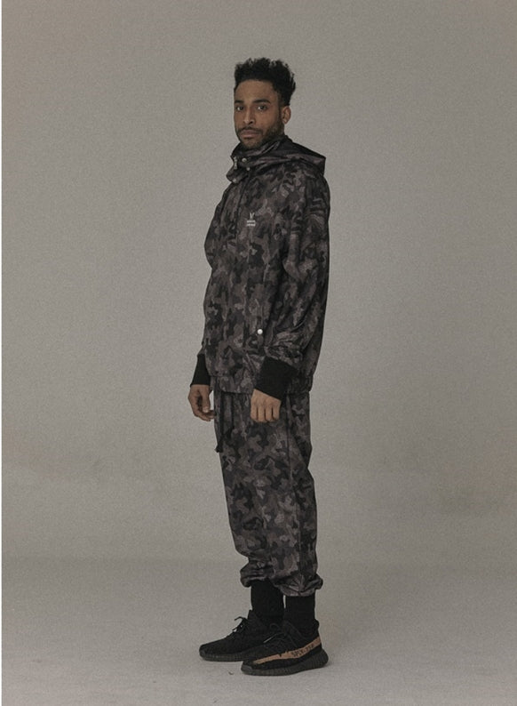 オベルー(OVERR) 17SS SHIRRING HOODIE CAMO ANORAK