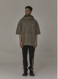 オベルー(OVERR) 17SS PIGMENT 1/2 BROWN HOODIE