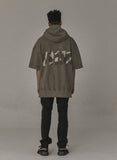 オベルー(OVERR) 17SS PIGMENT 1/2 BROWN HOODIE