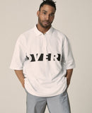 オベルー(OVERR) 17SU BASIC WHITE ZIPUP SHIRTS