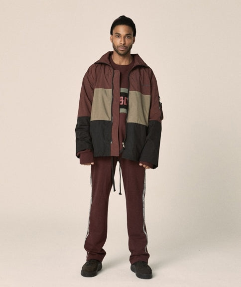 オベルー(OVERR) 17FW 3SCHEME BURGUNDY JACKET