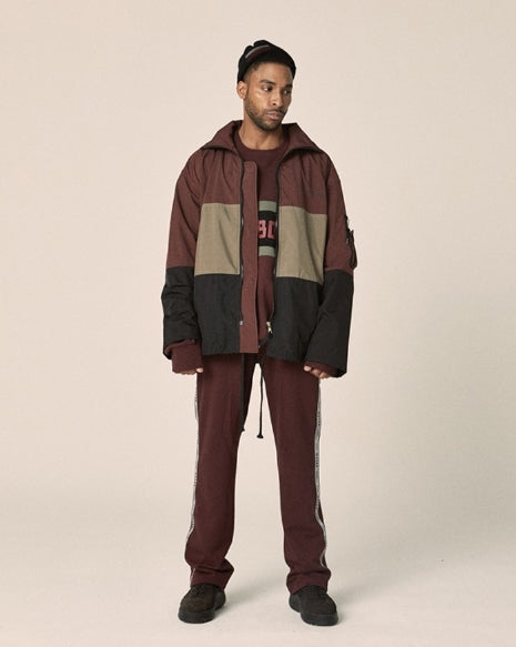 オベルー(OVERR) 17FW 3SCHEME BURGUNDY JACKET