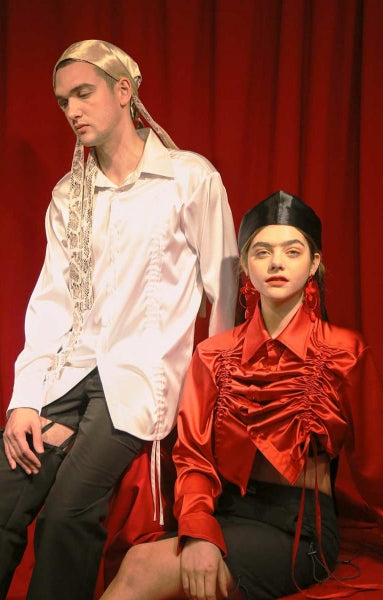 オクトーバーサード(Oct.3) Reversible Frida Rag [Beige]