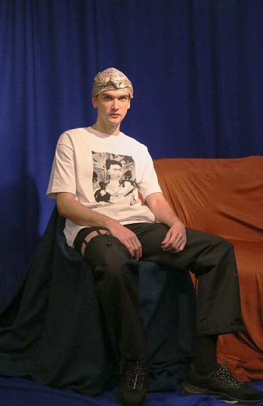 オクトーバーサード(Oct.3) Reversible Frida Rag [Beige]