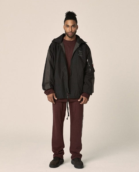 オベルー(OVERR) 17FW ARM SCHEME BLACK JACKET