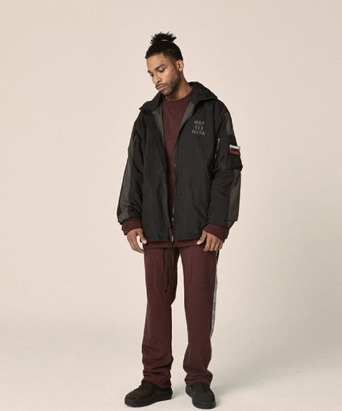 オベルー(OVERR) 17FW ARM SCHEME BLACK JACKET