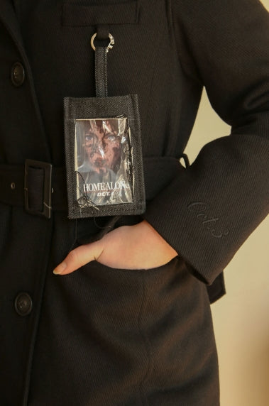 オクトーバーサード(Oct.3) Denim Damage Sticker Pocket [Black]