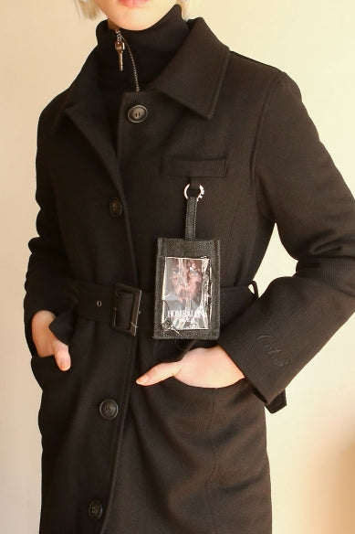 オクトーバーサード(Oct.3) Denim Damage Sticker Pocket [Black]