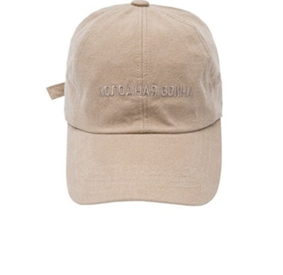 オベルー(OVERR) 17FW WASHING BEIGE BALLCAP