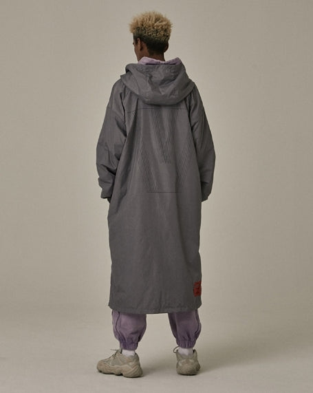 オベルー(OVERR) WASHING GRAY V RAIN COAT