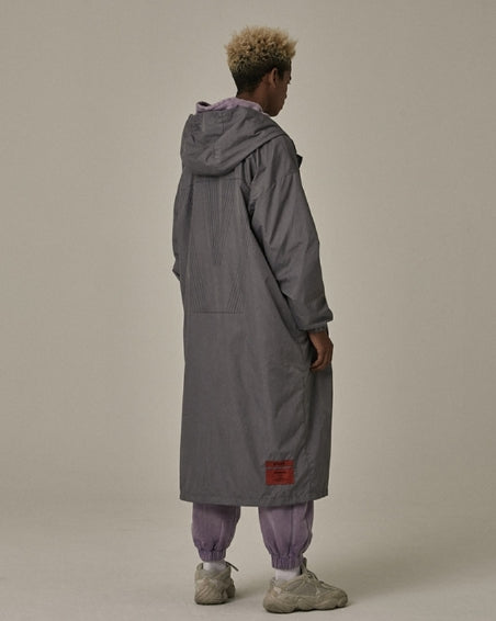オベルー(OVERR) WASHING GRAY V RAIN COAT