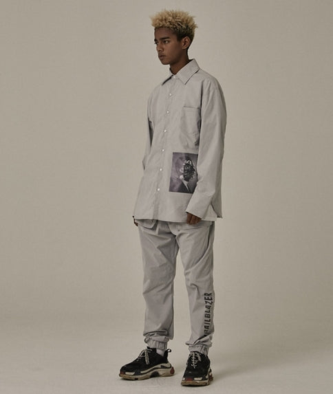 オベルー(OVERR) TRAILBLAZER GRAY SHIRTS