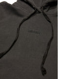 オベルー(OVERR) VELCRO PIGMENT DARKGRAY HOODIE