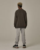 オベルー(OVERR) TRAILBLAZER DAMAGE KHAKI SWEATSHIRTS