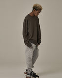 オベルー(OVERR) TRAILBLAZER DAMAGE KHAKI SWEATSHIRTS