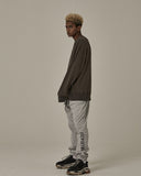 オベルー(OVERR) TRAILBLAZER DAMAGE KHAKI SWEATSHIRTS