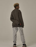 オベルー(OVERR) TRAILBLAZER DAMAGE KHAKI SWEATSHIRTS