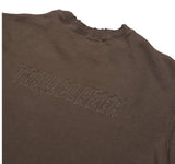 オベルー(OVERR) TRAILBLAZER DAMAGE KHAKI SWEATSHIRTS