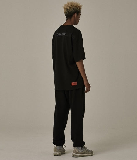 オベルー(OVERR) DRUNKENTIGER BLACK TEE