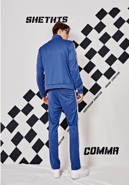 シディスコンマ(SHETHISCOMMA) BASIC JERSEY (BLUE)