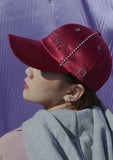 オクトーバーサード(Oct.3)Stripe Shiny Cap (BURGUNDY)