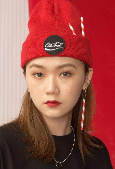 オクトーバーサード(Oct.3)Oct.3rd Coke Logo Beanie (RED)