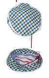 オクトーバーサード(Oct.3) Vivid Check Frida Beret [Blue]