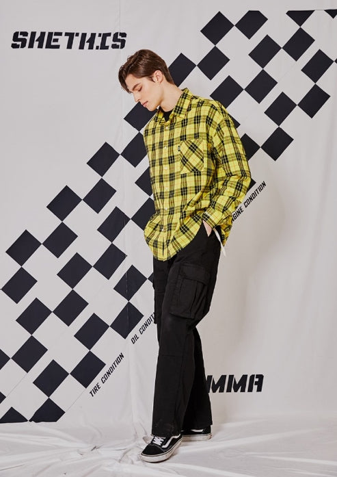 シディスコンマ(SHETHISCOMMA)CAN BE FAST SHIRTS (YELLOW)