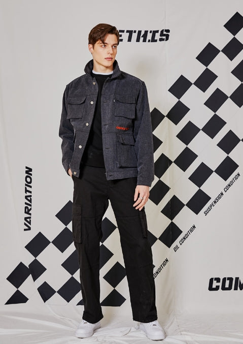 シディスコンマ(SHETHISCOMMA) F1 TRUCKER JACKET