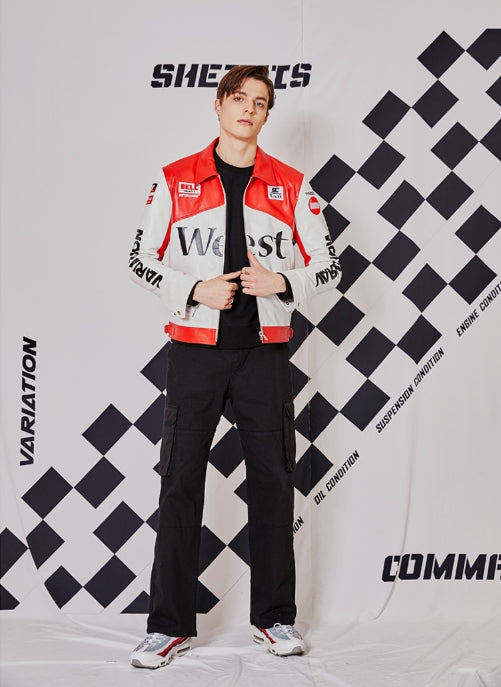 シディスコンマ(SHETHISCOMMA) FORMULA1 LEATHER JAKCET