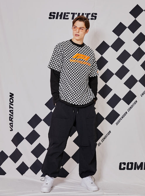 シディスコンマ(SHETHISCOMMA) STRING WIDE PANTS