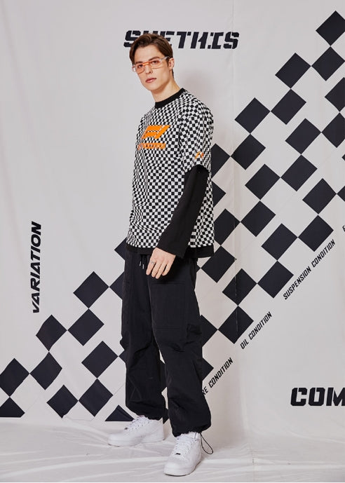 シディスコンマ(SHETHISCOMMA) STRING WIDE PANTS