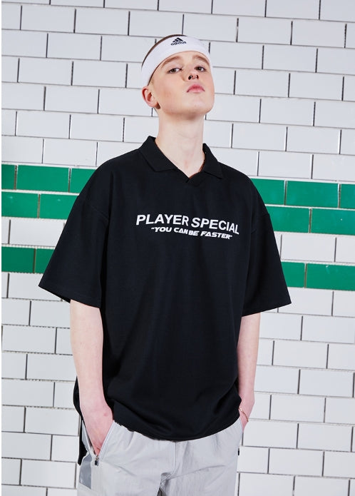 シディスコンマ(SHETHISCOMMA) PLAYER SPECIAL PK T(BLACK.WHITE)