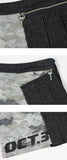 オクトーバーサード(Oct.3) Camouflage Quilting Pleats Skirt [Black]