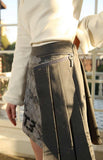 オクトーバーサード(Oct.3) Camouflage Quilting Pleats Skirt [Gray]
