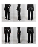 オクトーバーサード(Oct.3) Corduroy Denim Damage Pants [Black]