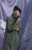 オクトーバーサード(Oct.3) OCT.3 Long Hood Rain Coat (Khaki)