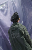 オクトーバーサード(Oct.3) OCT.3 Long Hood Rain Coat (Khaki)