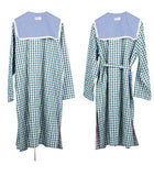 オクトーバーサード(Oct.3) Vivid Check Frida Robe [Blue]