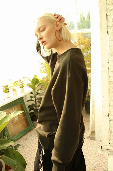 オクトーバーサード(Oct.3) HomeAlone Sweat Shirt [Khaki]