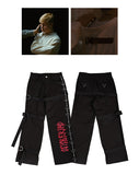 オクトーバーサード(Oct.3) Bind Legs Belt Line Pants [Black]